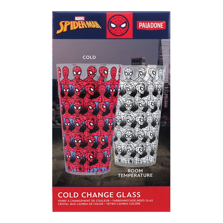 Paladone - Wholesale Coffee Mug - Spiderman Cold Change Glass