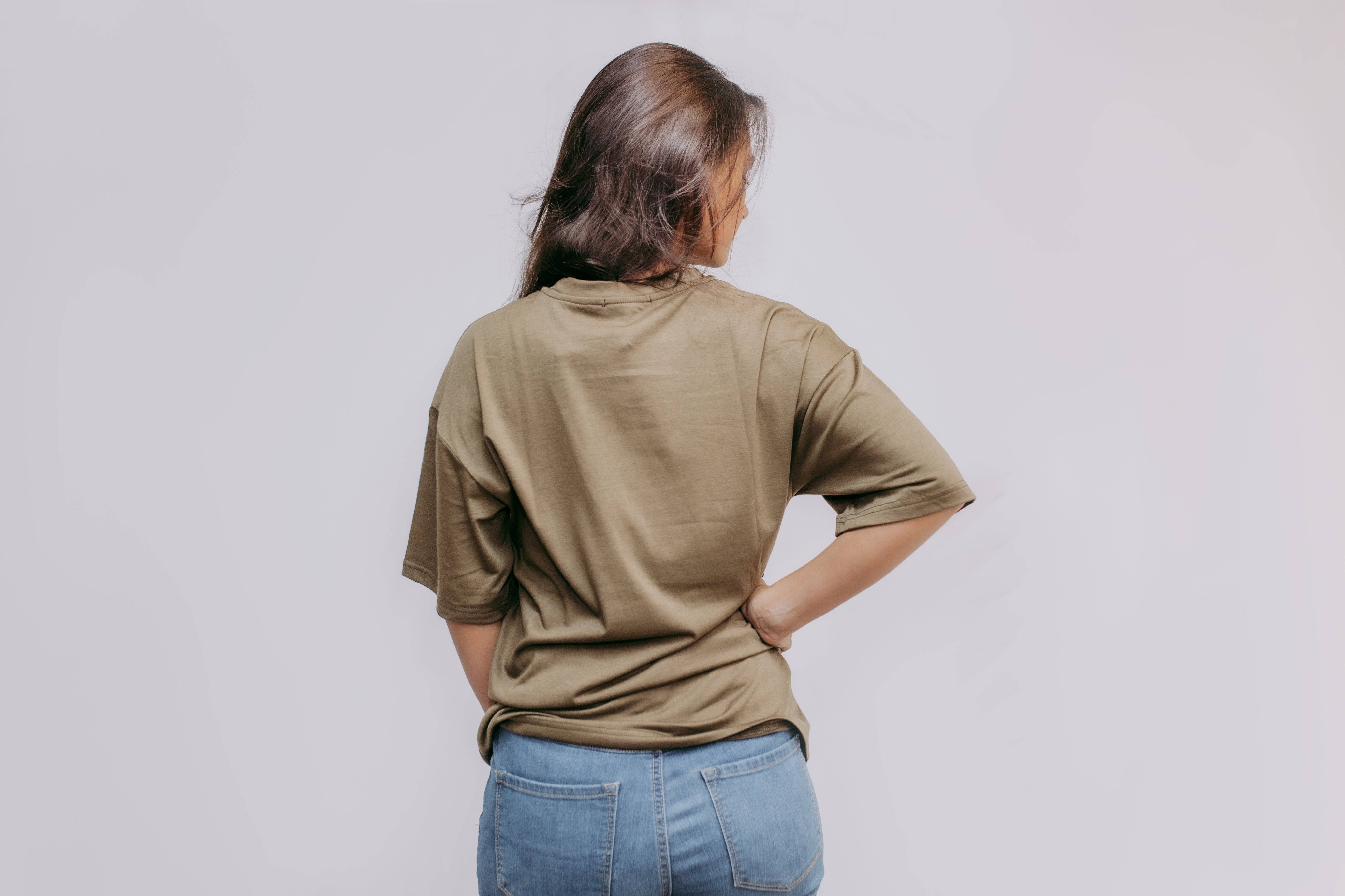 Olive MK519 Chasing Dreams Gold Foil Tee for wholesale on Faire1