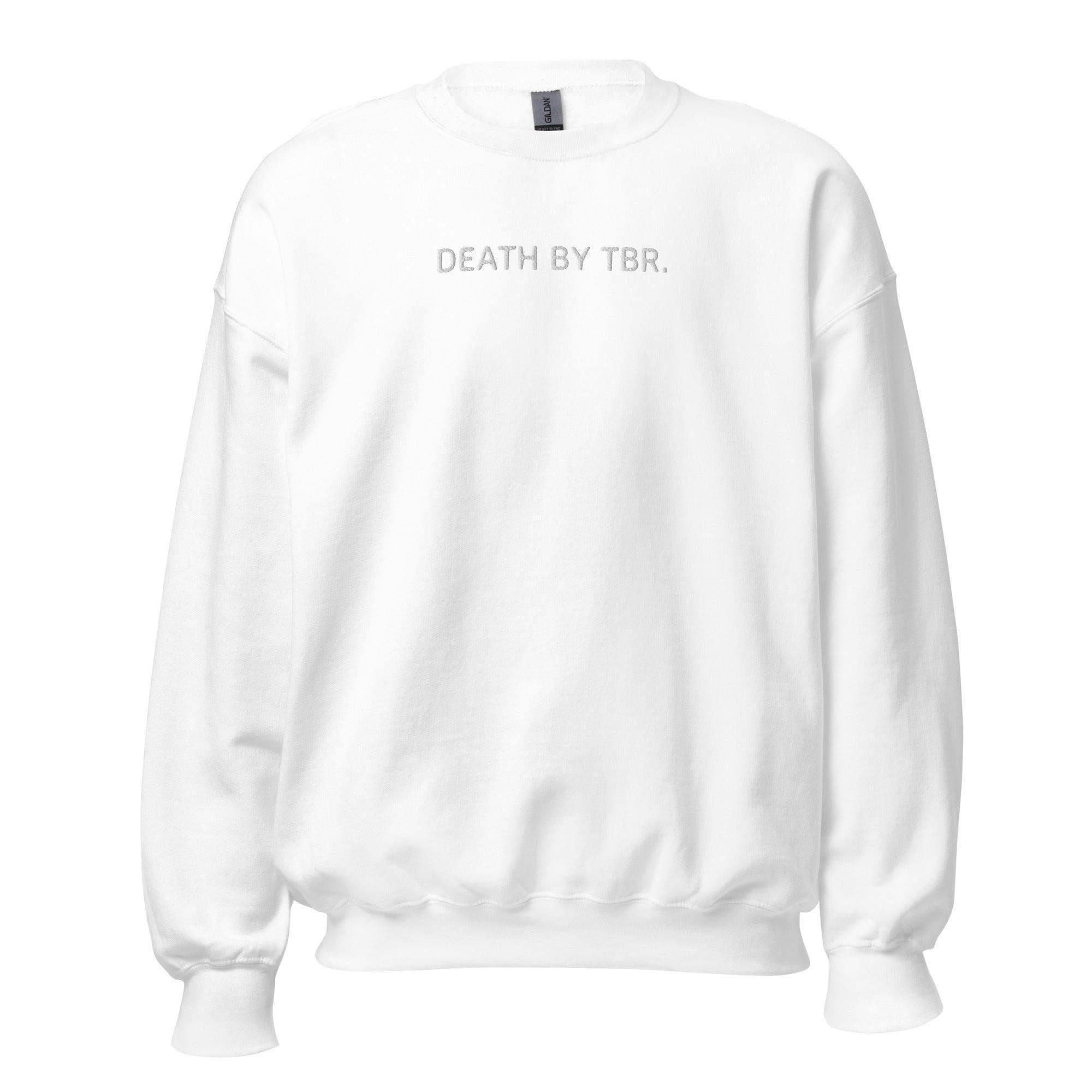 The Bean Workshop - Vente Sweat-shirt – femme - Sweatshirt brodé "Death By TBR"6