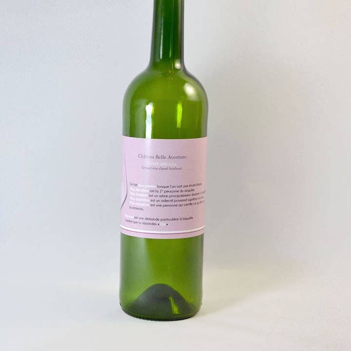 La vie en magenta - Wholesale Gag Gift/Novelty Gift - Witness request - Wine bottle label - charade1