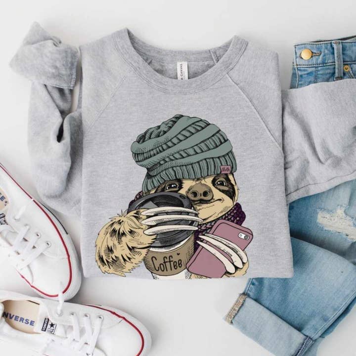 Christmas Sloth for wholesale by Shawberry Boutique