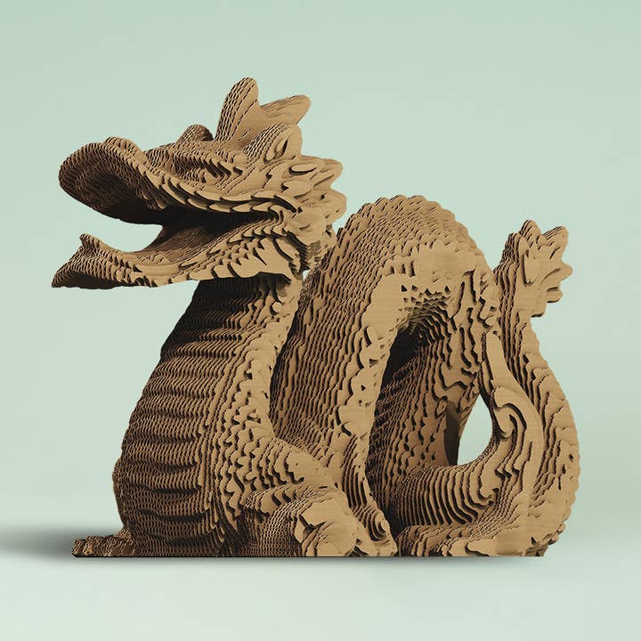 Dragon 3D Puzzle Cardboard Model Gift Kids Adults for wholesale by CARTONIC 3D PUZZLES