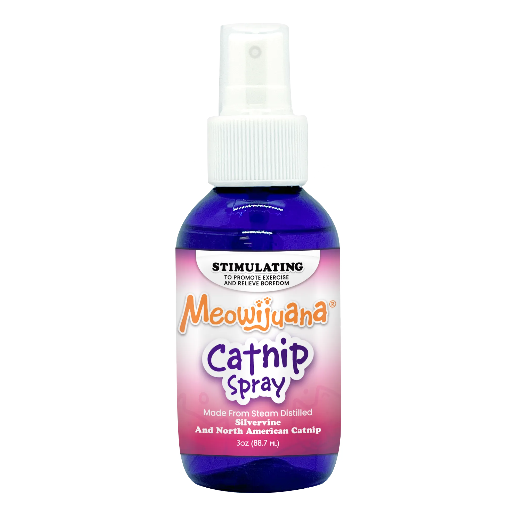 SmarterPaw | Meowijuana & Doggijuana - Wholesale Catnip - Meowijuana® Catnip & Silvervine Spray - 3 oz.0