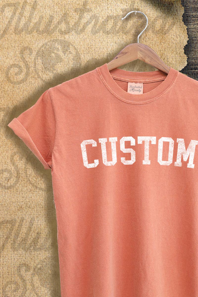 Illustrated Society - Wholesale Screen Printed T-Shirt - Women's - CUSTOM VINTAGE GRAPHIC TEE10