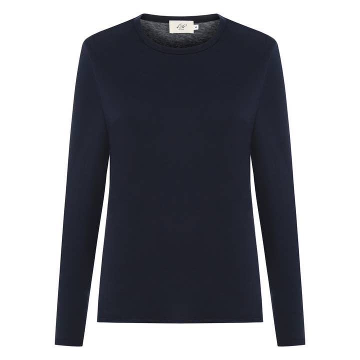 Mira Round Neck T-Shirt L/S Single Jersey Night Sky for wholesale by d'Els - Elsa Altaras Nasi und Nasi GbR