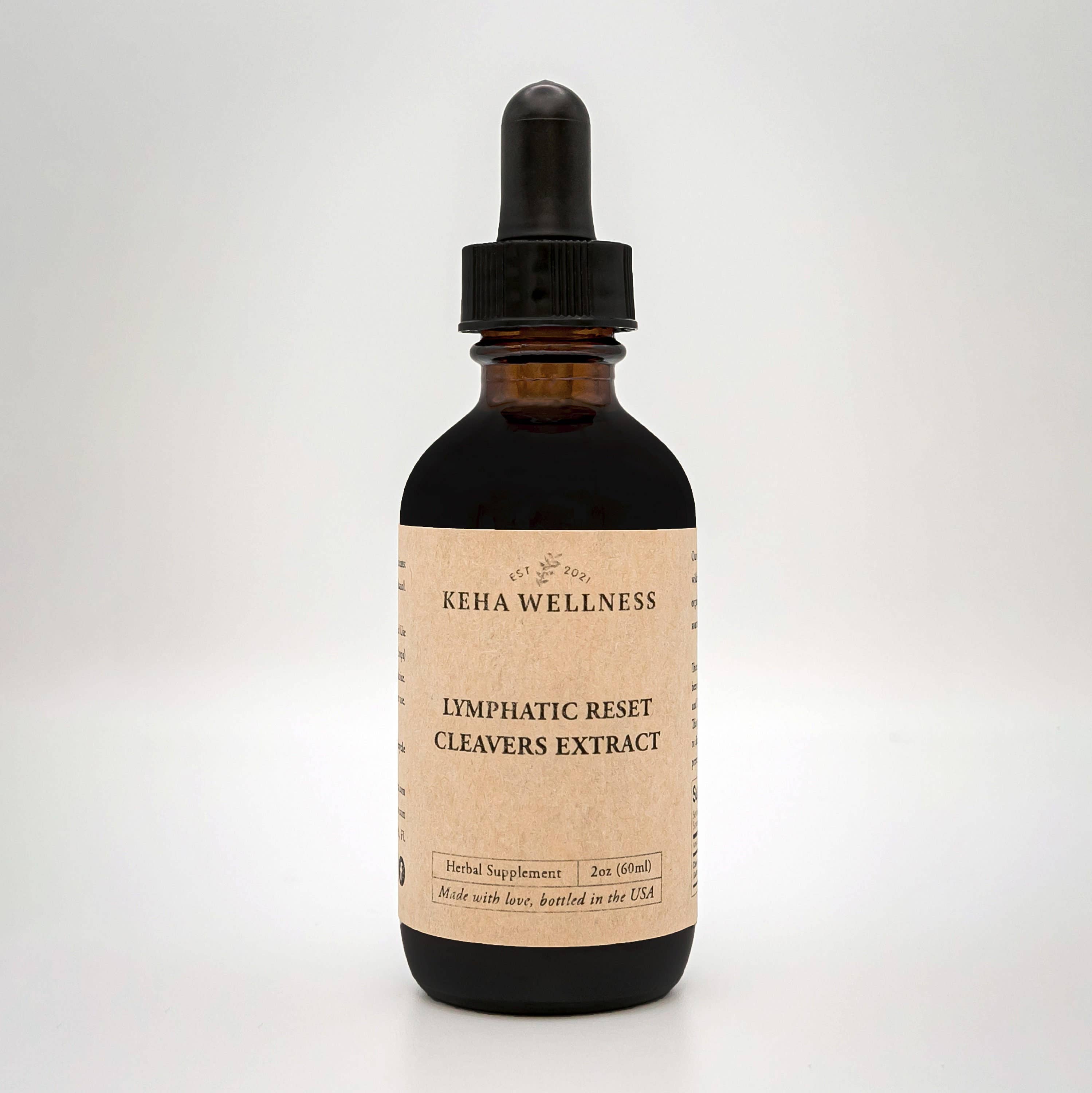 Keha Wellness - Wholesale Tincture - Lymphatic Reset - Cleavers Tincture - Herbal Extract3