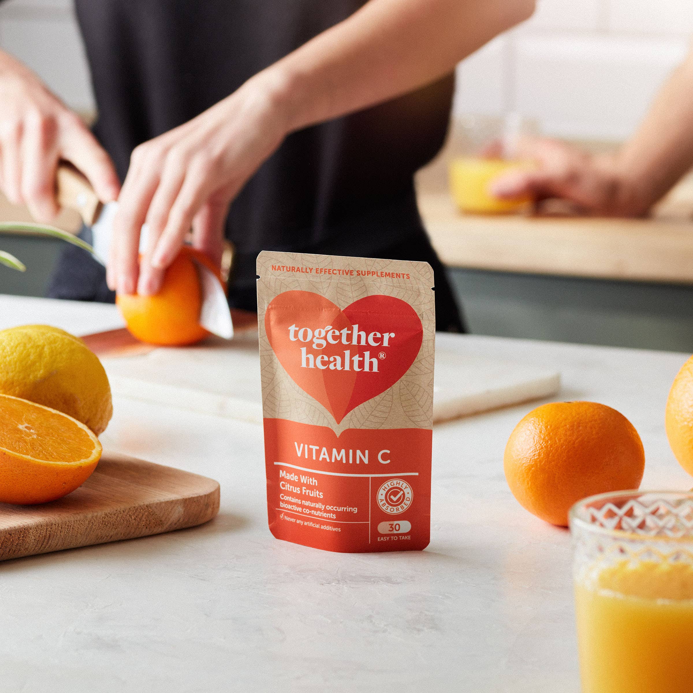 Together Health – Großhandel Nahrungsergänzungsmittel/Vitamin zum Einnehmen – Vitamin C Vegan – 30 Kapseln5