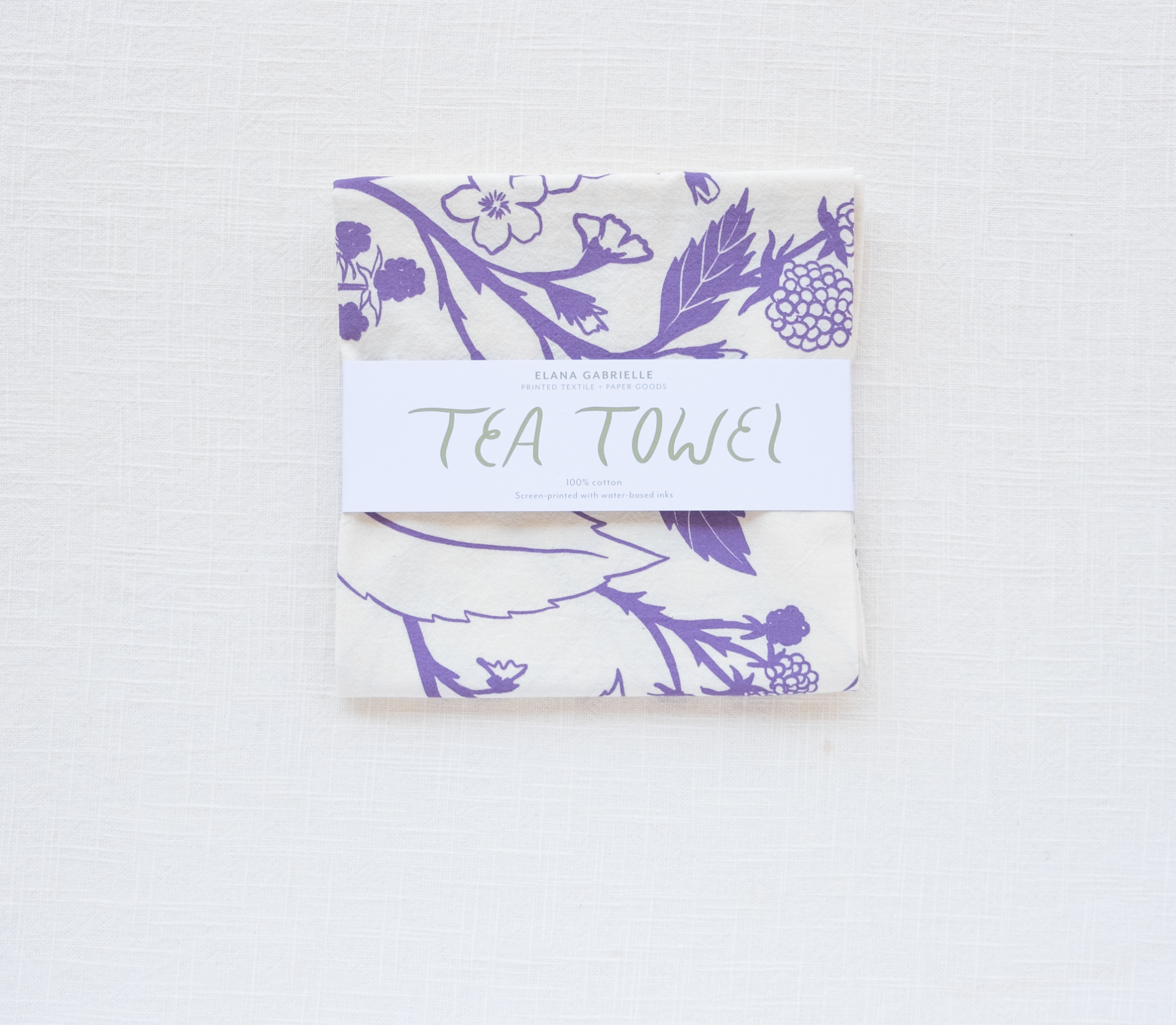 Elana Gabrielle - Wholesale Tea Towel - Berries Cotton Tea Towel - Garden-Inspired Kitchen Essential1