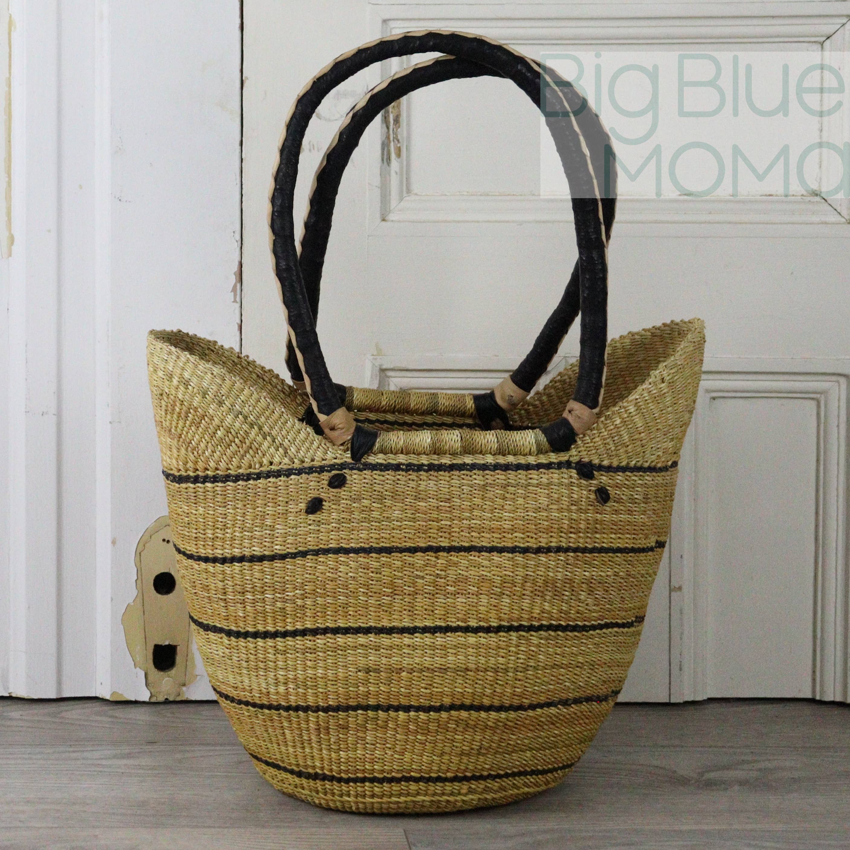 Big Blue Moma - Vente Sac de plage - Sac cabas à bandoulière - Palette naturelle7