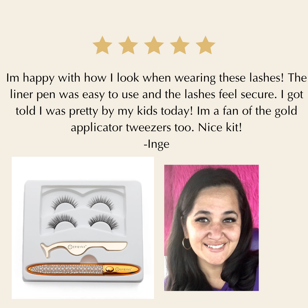 EpiLynx - Wholesale False/Fake Eyelashes - Natural False Eyelashes - No Glue Black Eyeliner and Lashes2