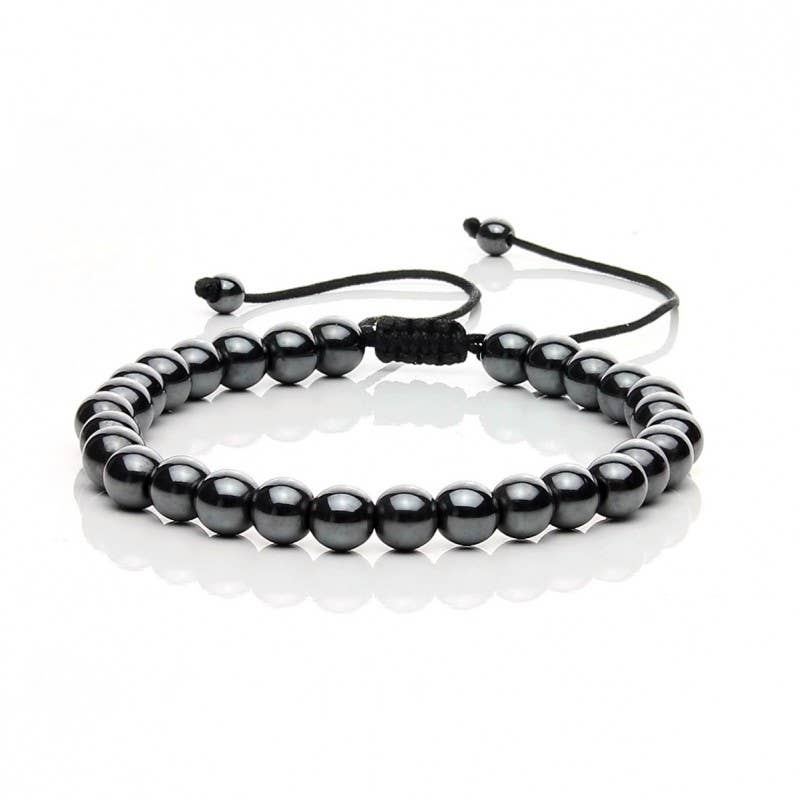 UniArt - Wholesale Beaded Bracelet - Adjustable hematite bracelet0