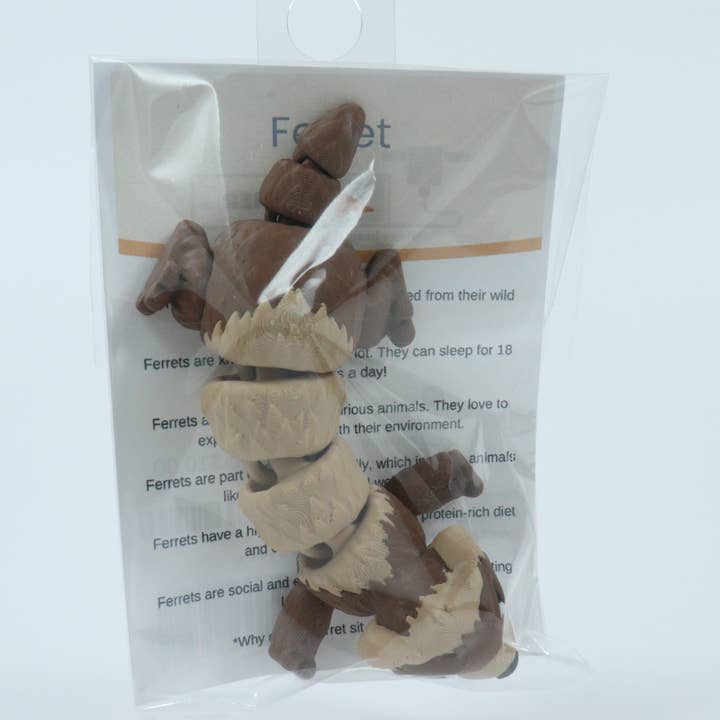 MrSpinner - Wholesale Fidget Toy - Kids - Fidget Friends Ferret – 3D Printed Toy or Keychain