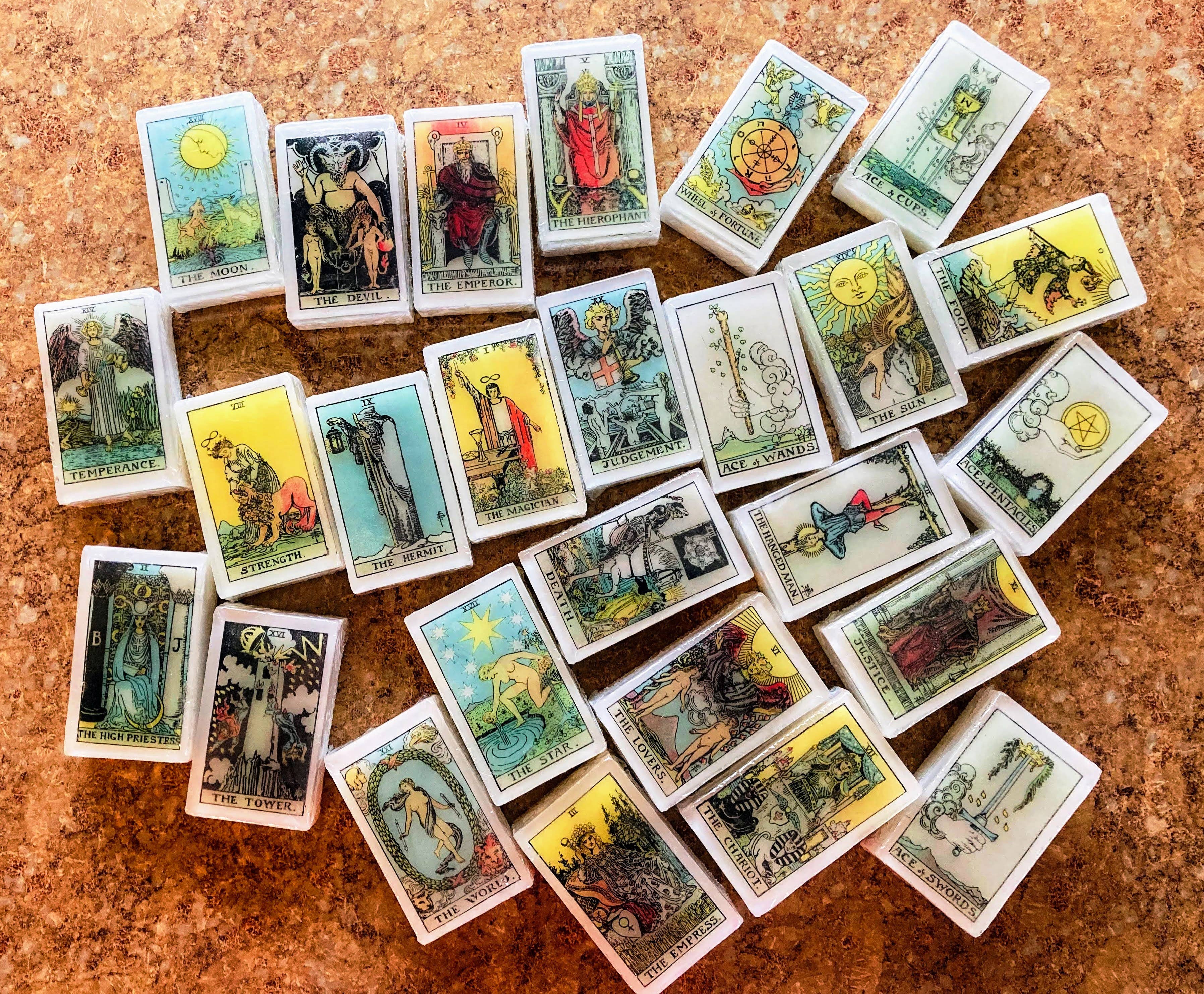 Just Bubbly - Wholesale Bar Soap - Tarot Major Arcana Soap - Grab 'n Go Minis!2
