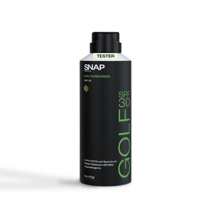 SNAP Golf zonnebrandspray voor continu gebruik - SPF 30 (TESTER) voor wholesale door SNAP Wellness