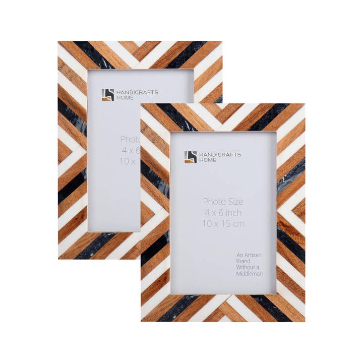 Photo Frame Marquet-Cosmo in Multi, Pack of 2, 8 Sizes for wholesale by Muqeem & Brothers