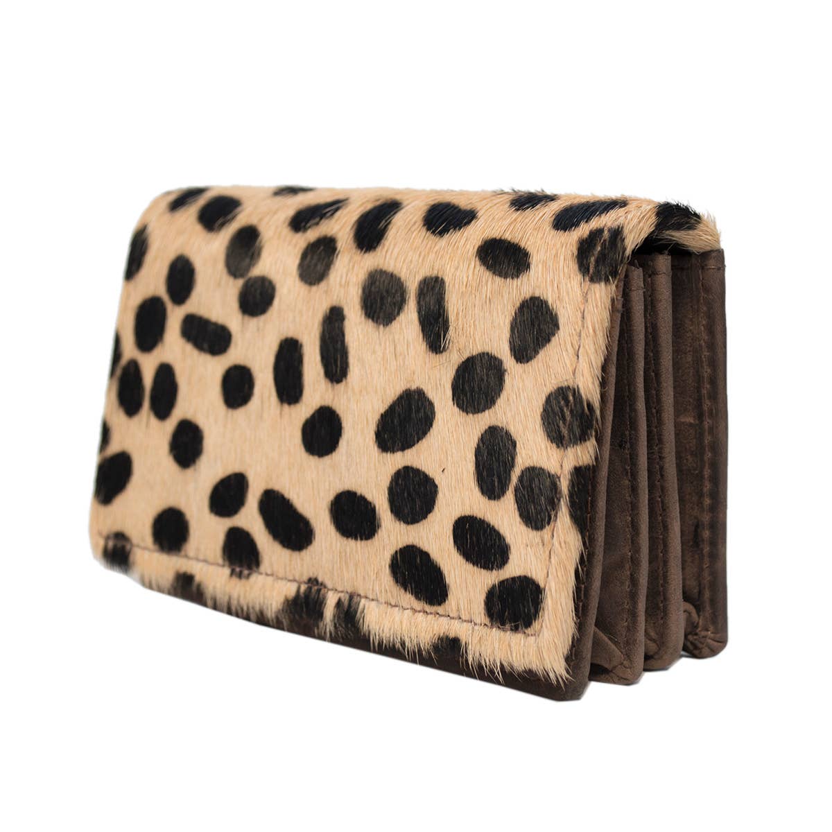 Arrigo - Wholesale Wallet - Women's - Dark Brown Leather Ladies Wallet - Animal Print - Arrigo15