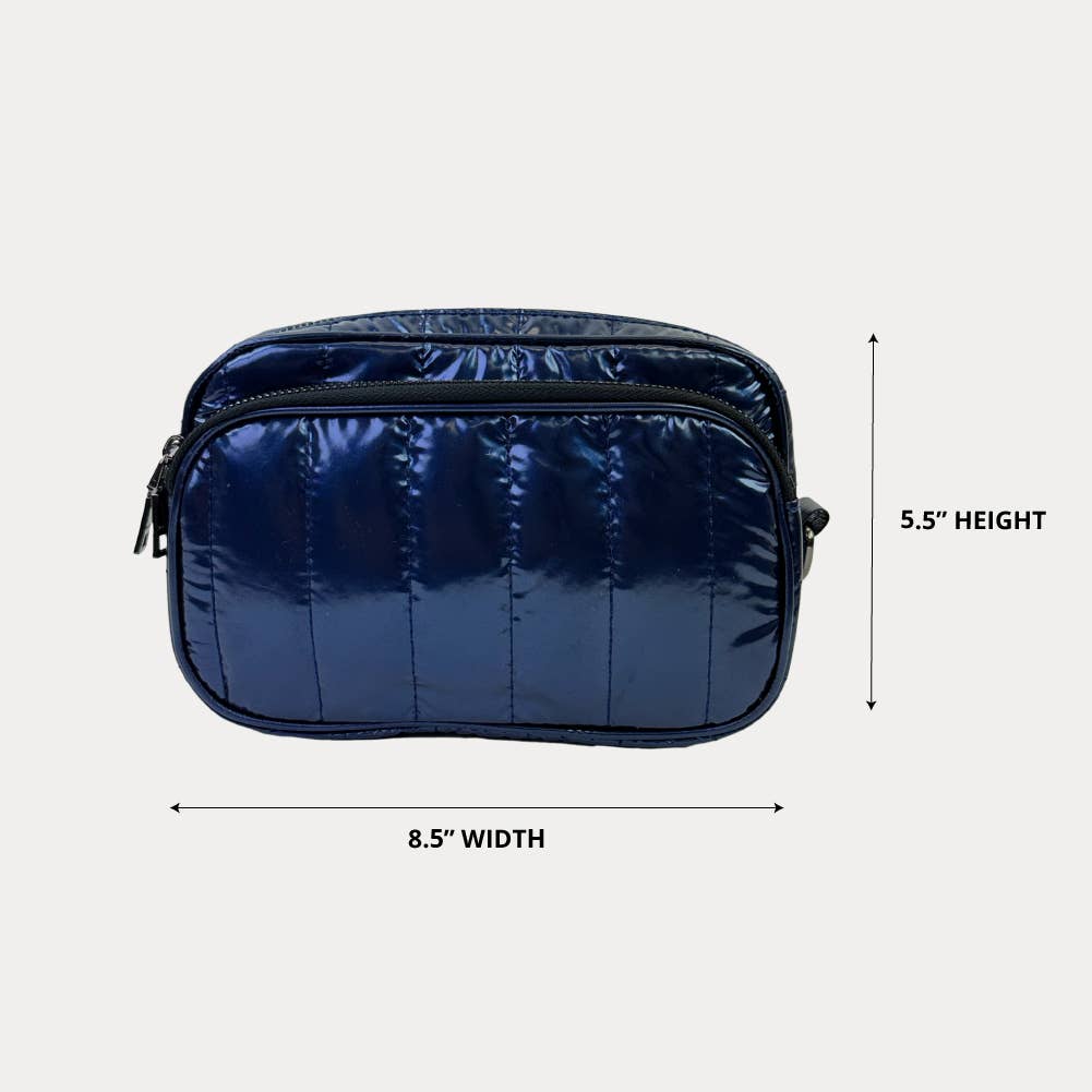 AHDORNED - Vente Sac à bandoulière – femme - Sac à bandoulière en nylon liquide matelassé Ramona2