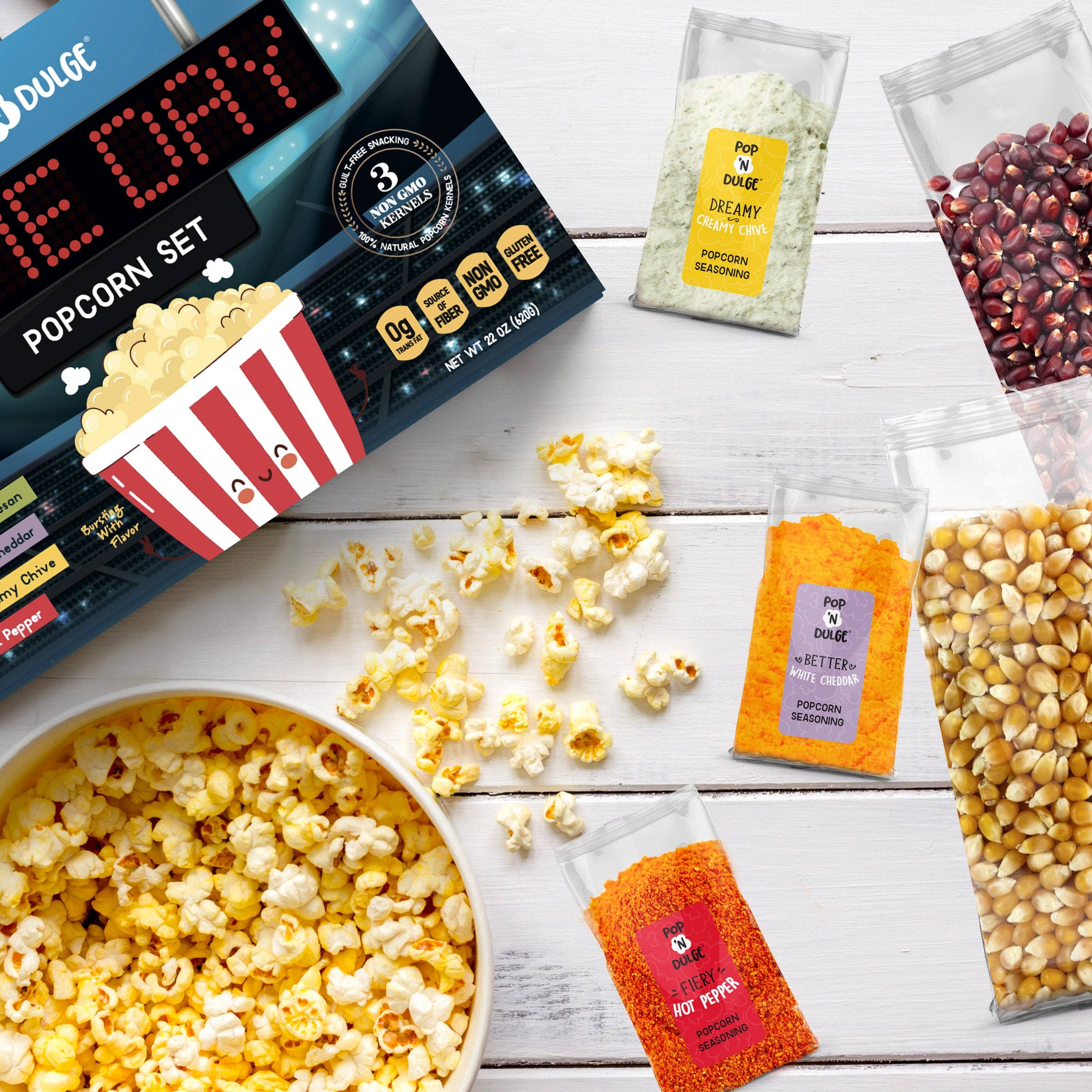 Pop 'N Dulge - Wholesale Popcorn - Game Day Gourmet Popcorn Gift Set2