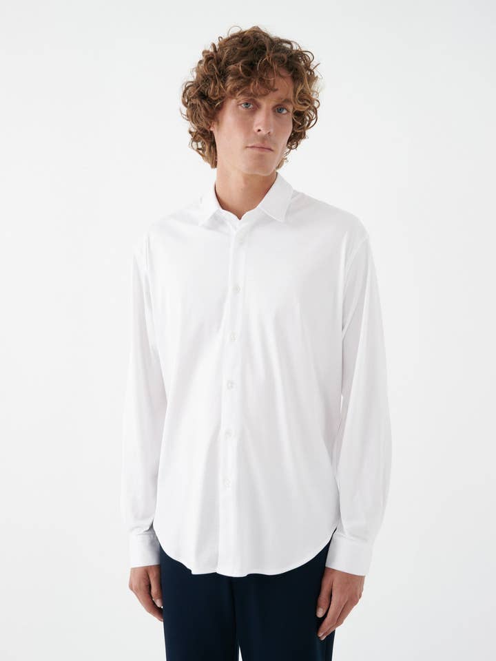 CAMISA MANGA LARGA DE ALGODÓN PREMIUM for wholesale by THE (REAL) GARCIA