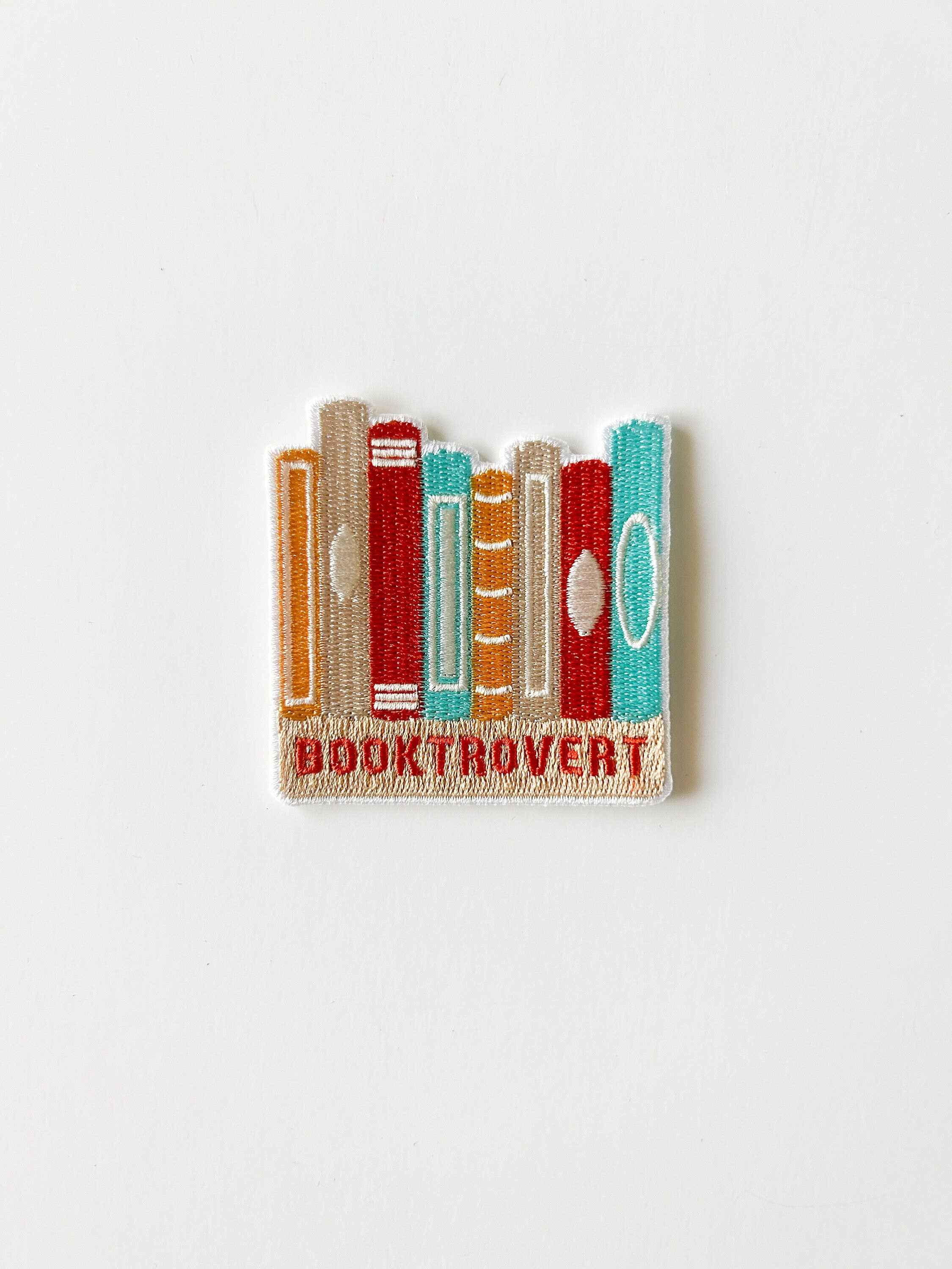 Field Trip Threads - Wholesale Patch - Booktrovert Embroidered Iron-On Patch Book Lover3