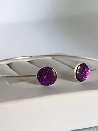 Brazalete morado para venta al por mayor de La Chaumière à Bijoux