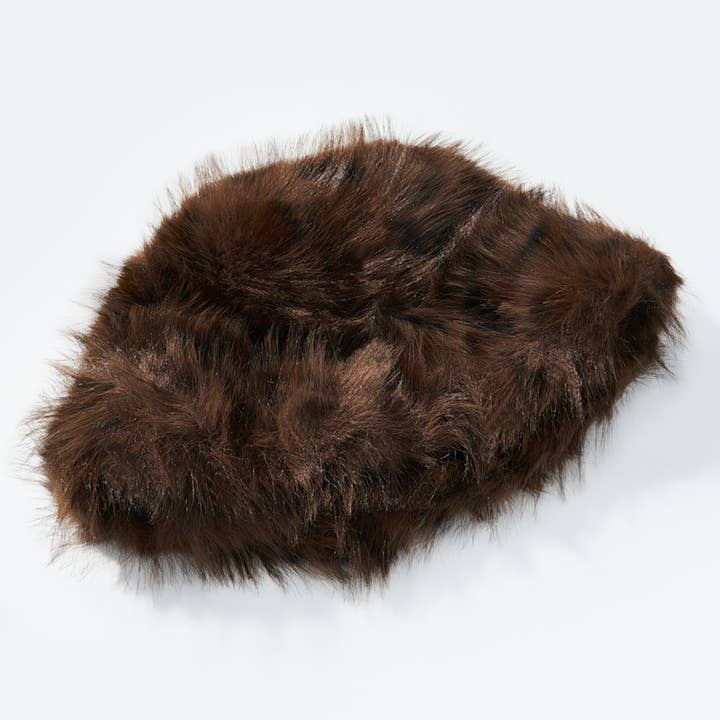 BYREN | ÉLINE L'ATELIER - Wholesale Beanie - Women's - Leopard Faux Fur Russian Hat (Ushanka) MJ211SD1