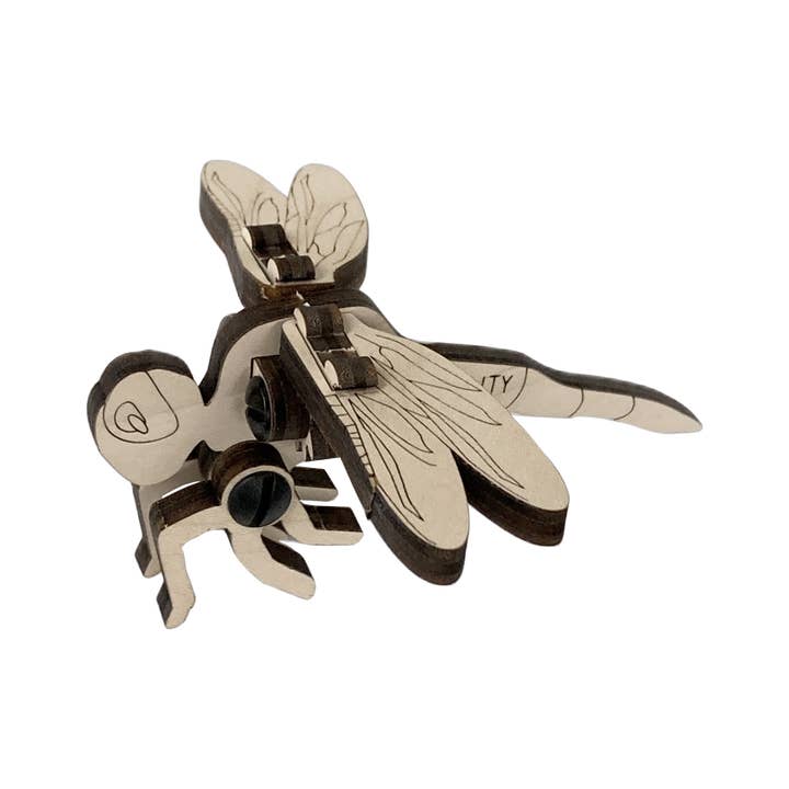 Zootility - Vente Puzzle – enfant - Insectes TekPets - Puzzle en bois DIY Jouet STEM6