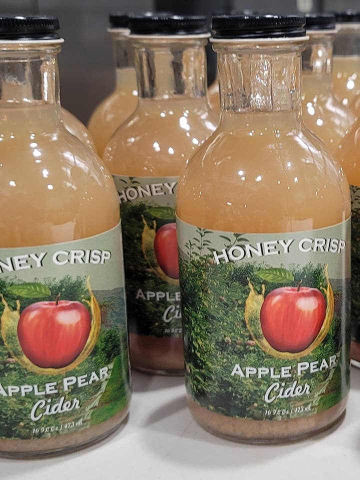 SALE Honey Crisp Apple Pear Cider (12 bottle - Case)16oz for wholesale by ALLVIEW ORCHARDS
