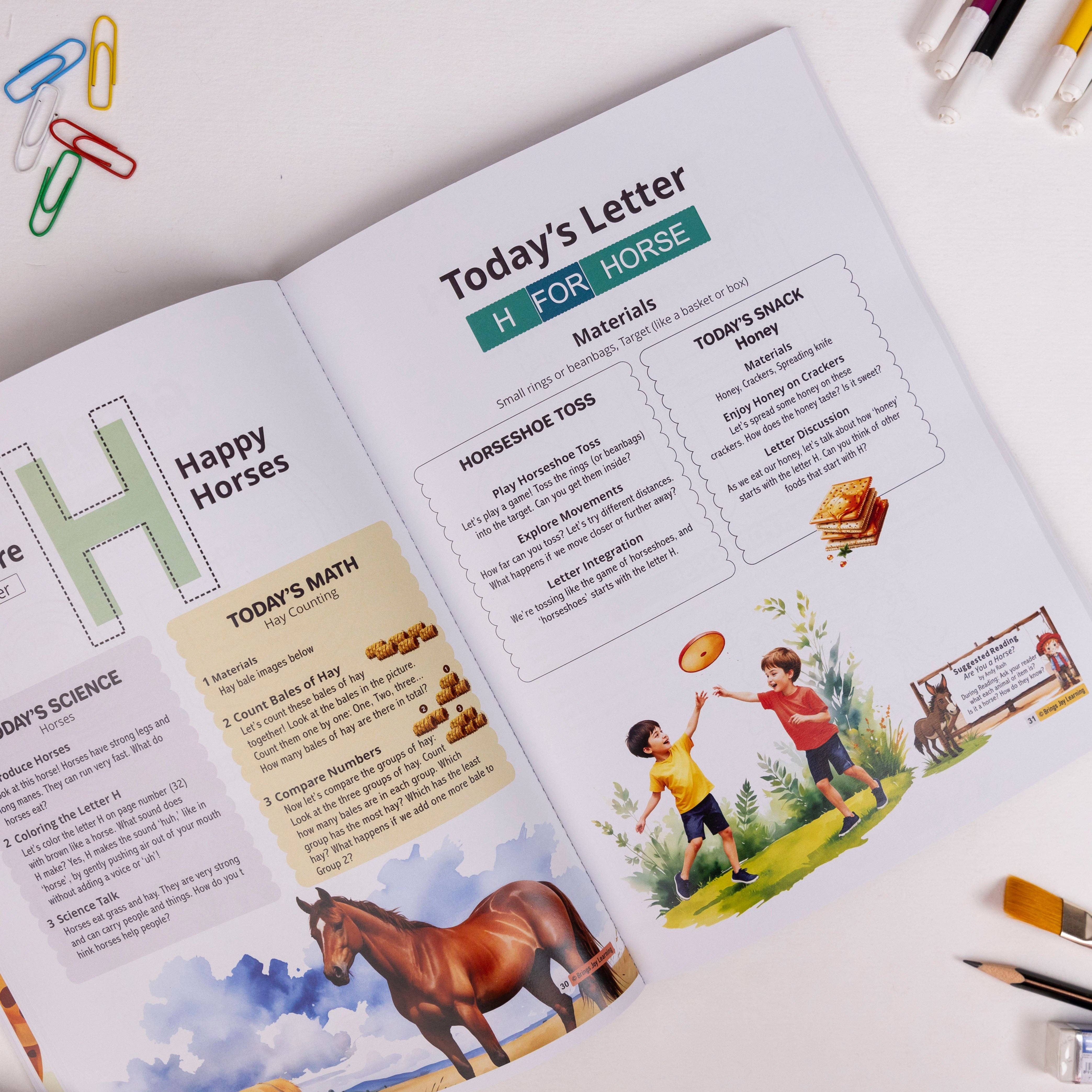 Brings Joy Learning - Wholesale Preschool Book (3-5) - Complete Pre-Kindergarten Set (Ages 2 - 5)6