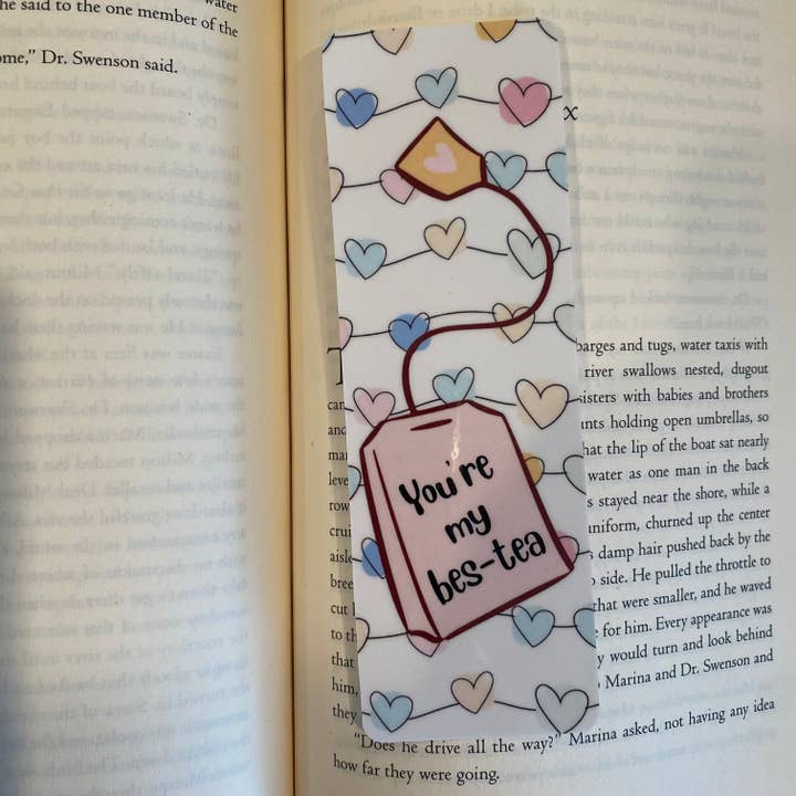 You're my Bes-Tea Bookmark for wholesale by The Crafty Maritimer