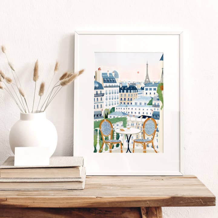 Amber Davenport Art - Wholesale Art Print - Paris, France Art Print - Unframed