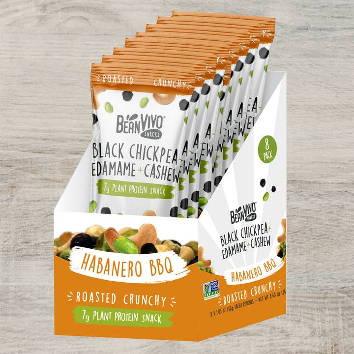 Habanero Snack Mix - 1oz (8-Pack) for wholesale by BeanVIVO Organics