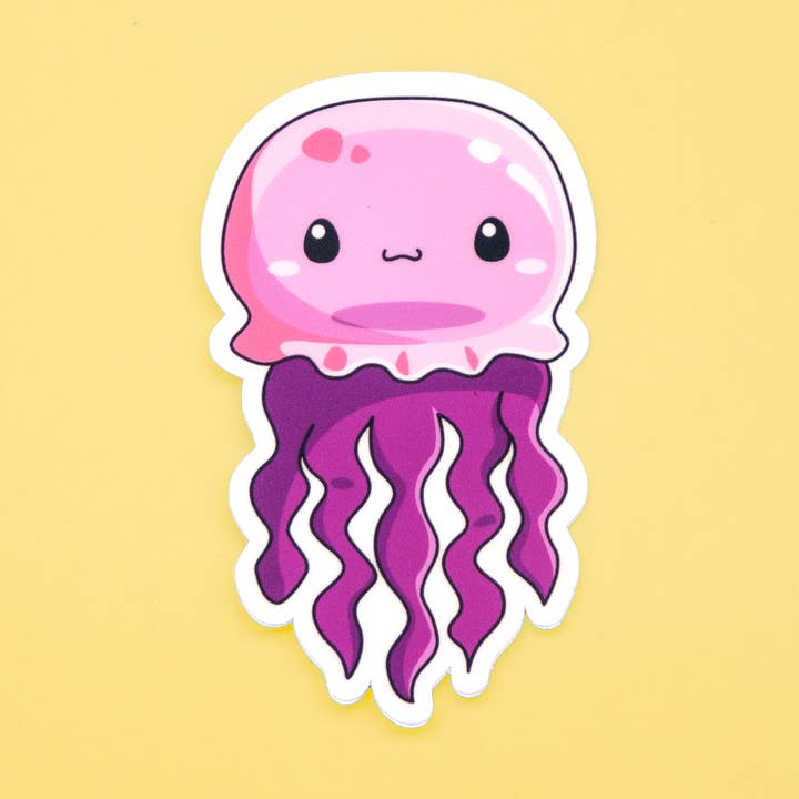Jellyfish Sticker - Alphabet Crossing for wholesale by Arona