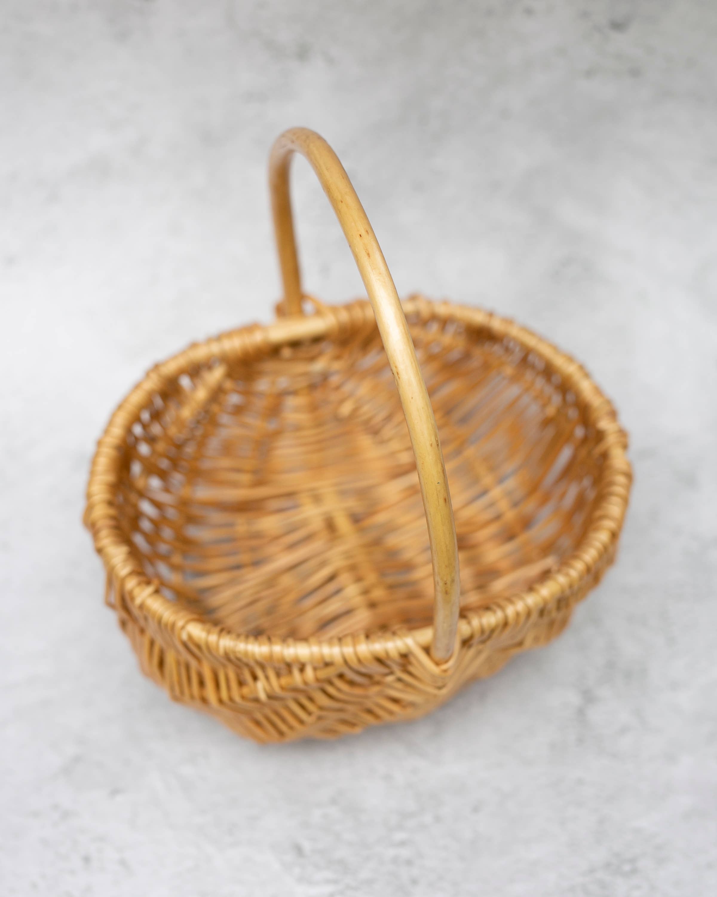 Indy Supply Co - Wholesale Basket - Peeled Willow Natural Wicker Basket | Simple Oblong Basket |3