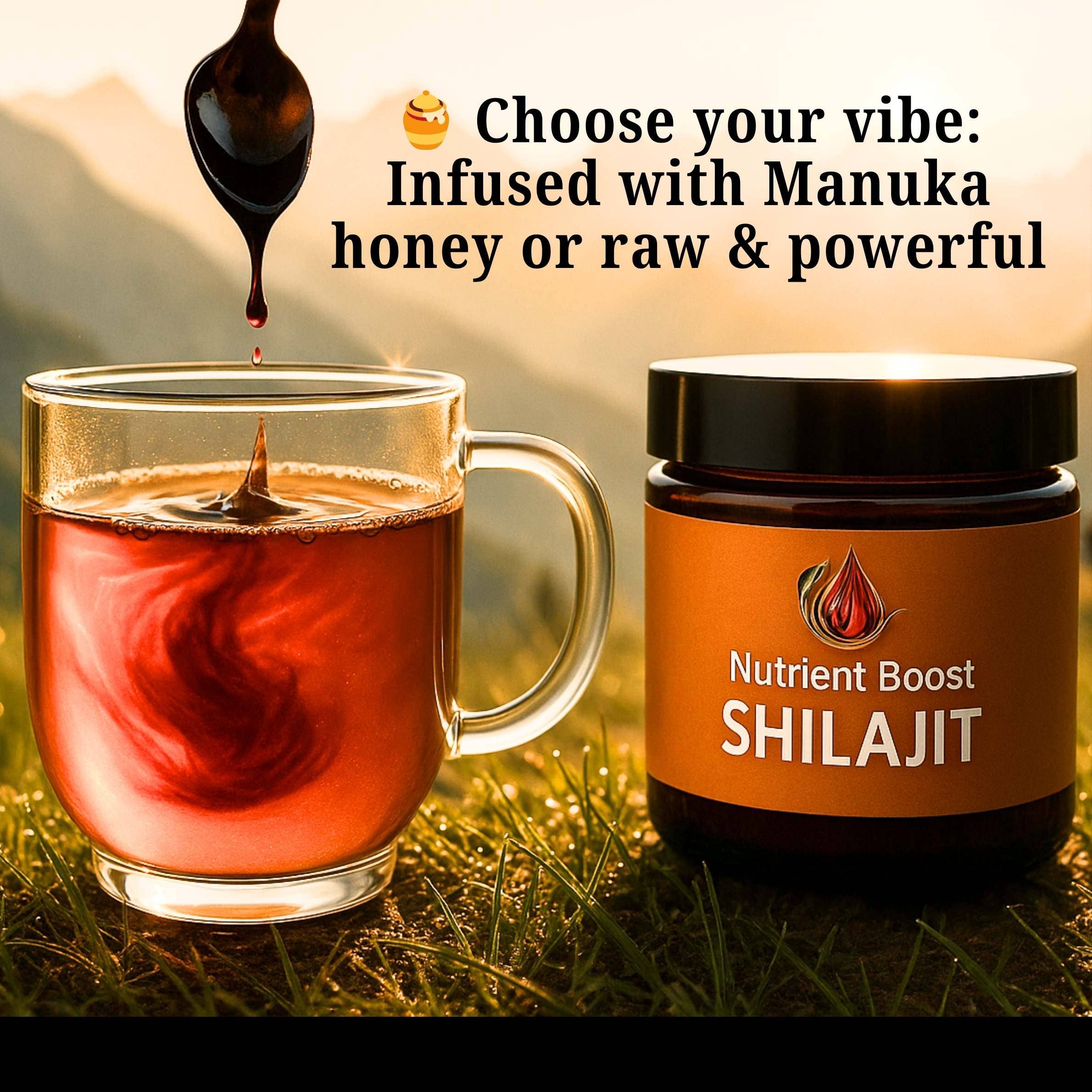 Nurtrient Boost – wholesale Oral supplement/vitamin – 100% Organic Shilajit Resin - PURE4