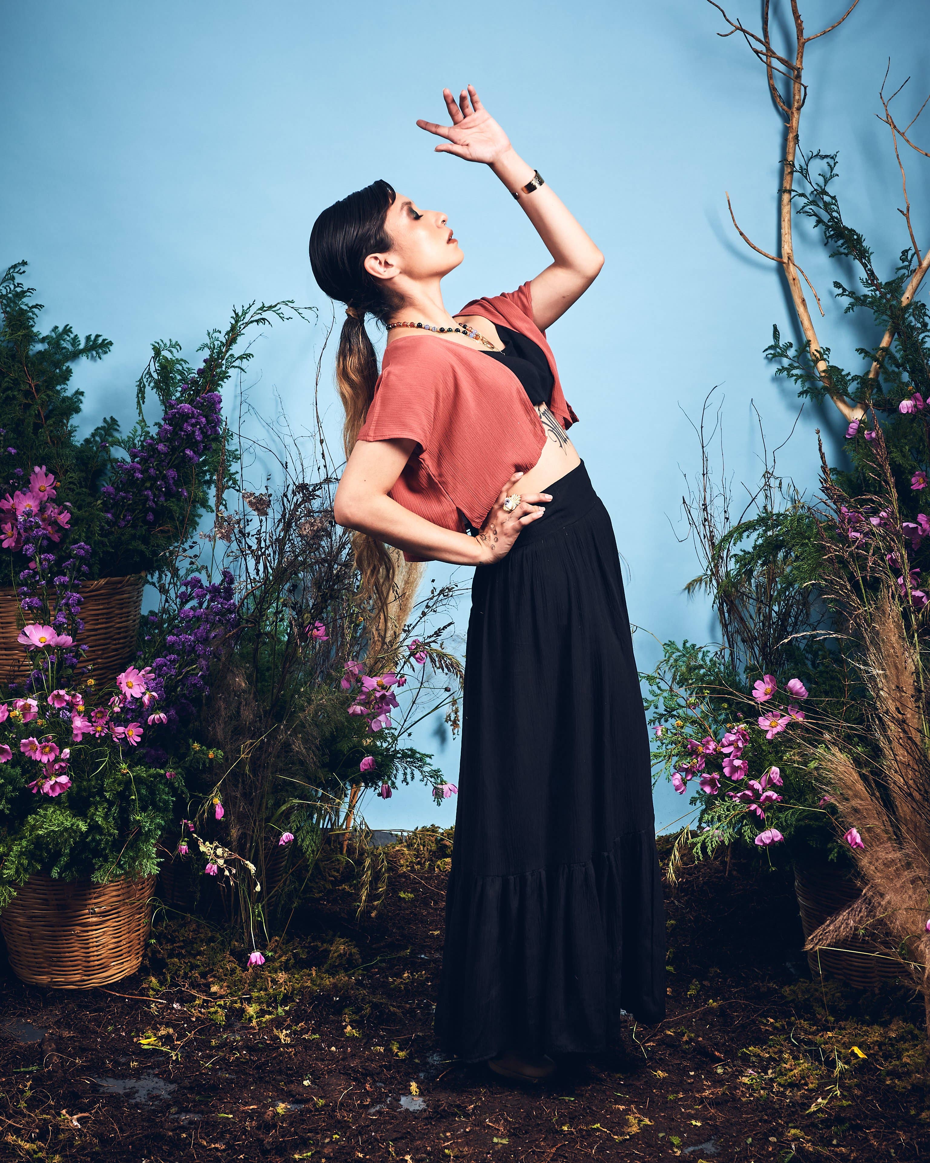 Badass x Bonita - Wholesale Blouse - Women's - Badass Bonita x Nacho Jota - Mexa Huipil Coral2