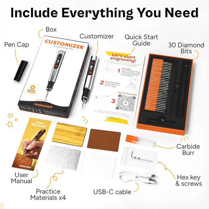 Resparked (Formerly Culiau) – Engroshandel Hobbyværktøj – Den originale Customizer™ graveringspen lavet til gør-det-selv-entusiaster1