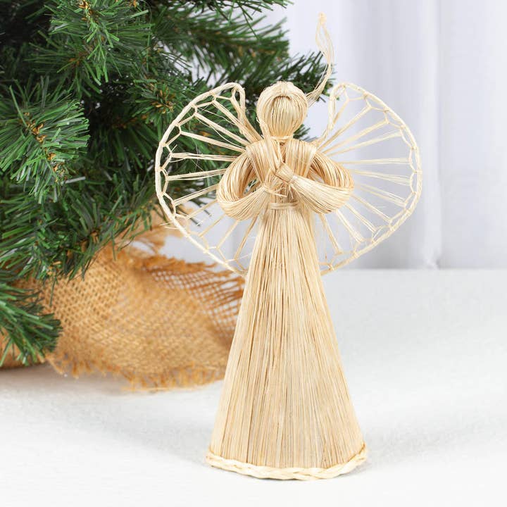 Factory Direct Craft - Wholesale Doll - Kids - 6" Abaca Straw Cone Angel