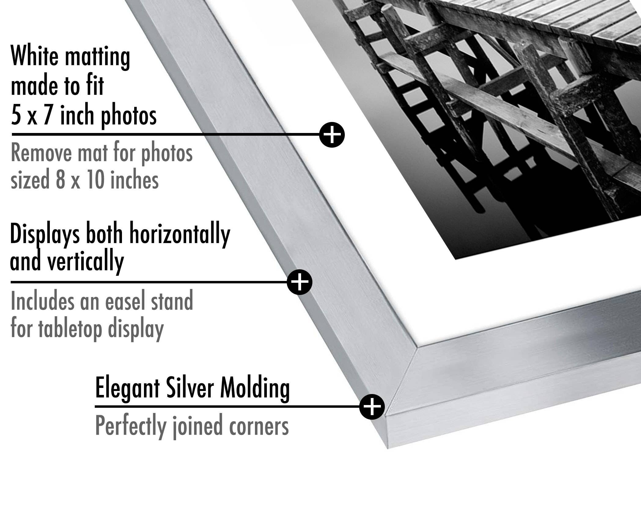 Americanflat - Wholesale Picture Frame - Americanflat Picture Frame with Mat Standard Molding82