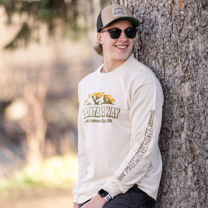 Clothing Co. Long Sleeve in Natural for wholesale by The Montana Way