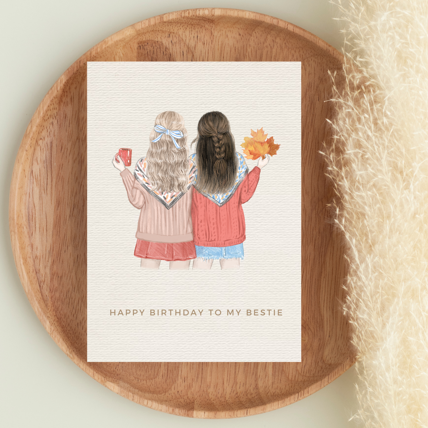 Paper Kuts - Wholesale Birthday Card - My Bestie Birthday Card, Includes Kraft Envelope3