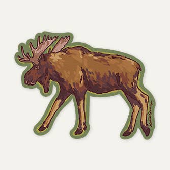 Moose Sticker for wholesale by Katie Cooney | Artist
