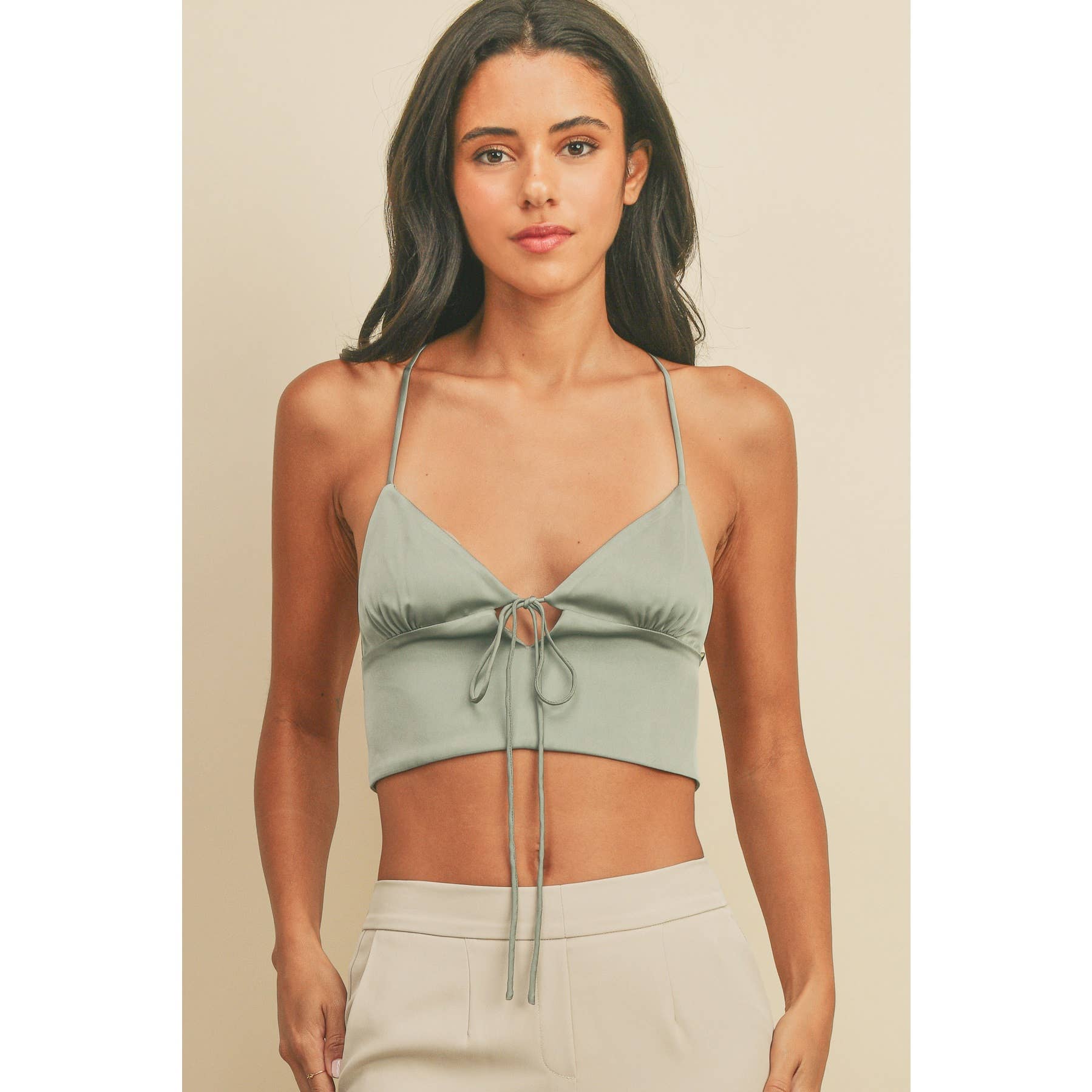 Dress Forum - Wholesale Blouse - Women's - Cross Back Triangle Brami Top (1)16