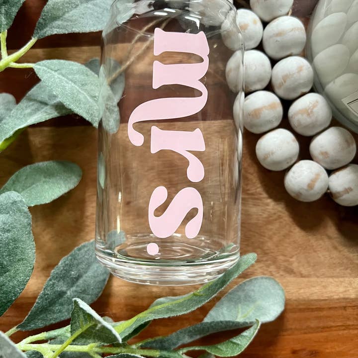 Boho Sips – wholesale Drinking glass/cup – Wedding Can Glass, Wife, Bride, Bridesmaids, Bachelorette5