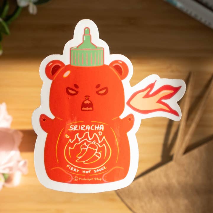 Sriracha Bear Die Cut and other Purchase Wholesale sriracha pepper. Free Returns & Net 60 Terms on Faire trending on Faire.