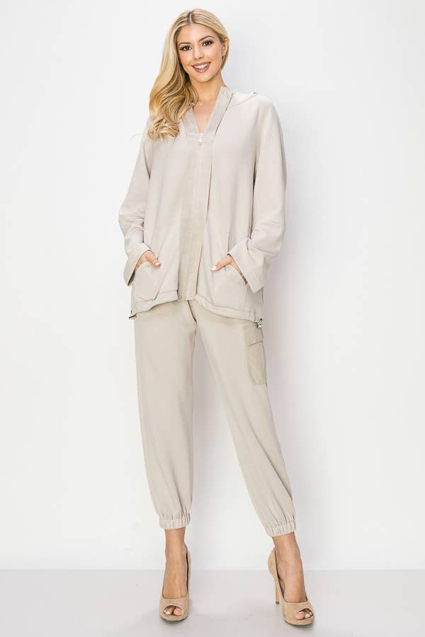 Joh Apparel - Wholesale Jacket - Women's - Kari Pointe Knit Hoodie Jacket18