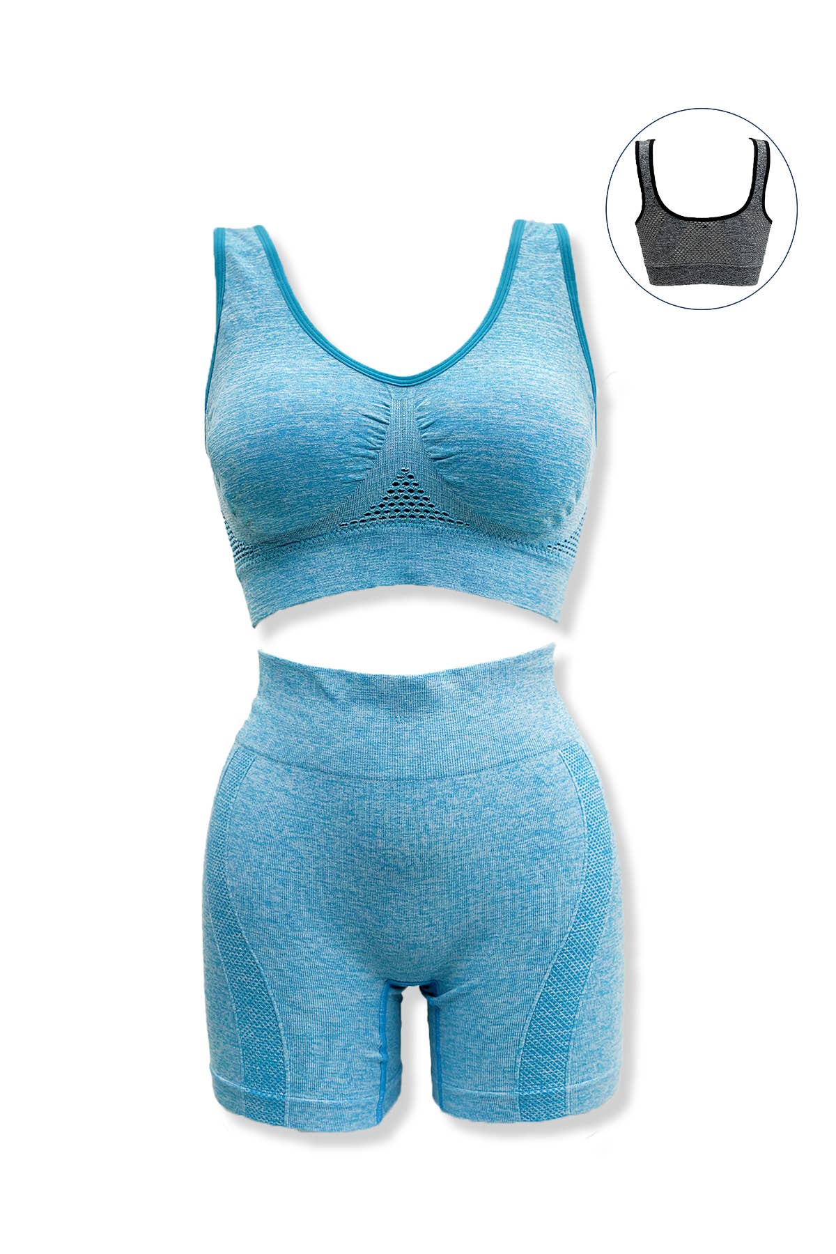 Belle Com'Elle - Wholesale Activewear Set - Women's - Ribbed Sports Set3