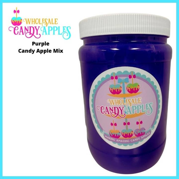 Wholesale Candy Apples - Wholesale DIY Food Kit - Purple Plain Candy Apple Mix Kit