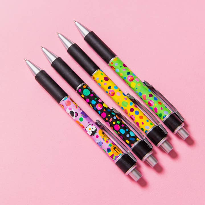 Padtastic Stationery - Wholesale Pen - Green Pebbles Pen5