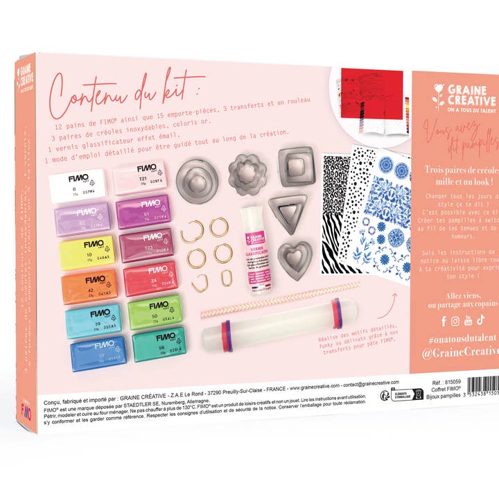Graine Créative - Wholesale DIY Craft Kit - FIMO JEWELRY BOX WITH INTERCHANGEABLE CHARMS1